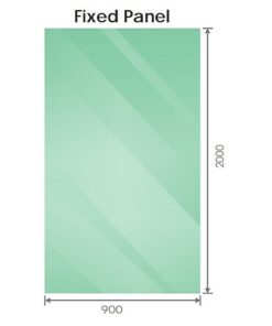 Della Francesca Corner Shower Screen with Gold Brackets - Image 6