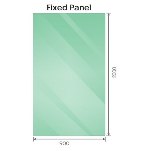 Della Francesca Corner Shower Screen with Gold Brackets – image 6
