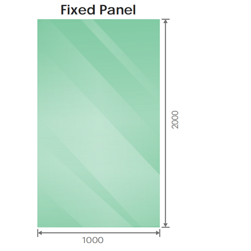 Della Francesca 120x100 Corner Shower Screen Gold – image 5