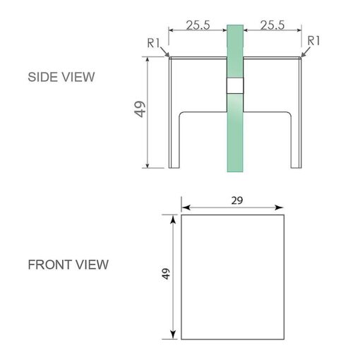 Della Francesca 110cm Gold Corner Shower Screen – image 15