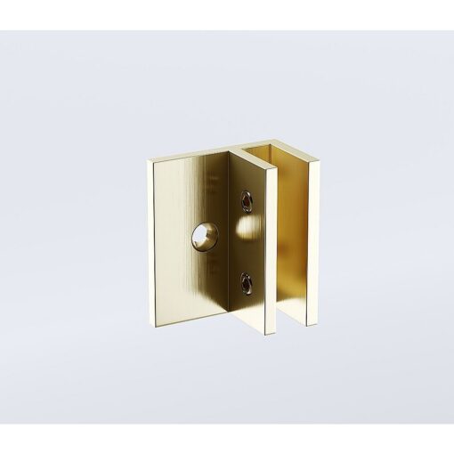 Della Francesca Corner Shower Screen with Gold Hardware – image 12