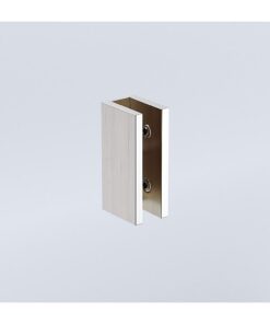 Della Francesca 100x100cm Nickel Corner Shower Screen - Image 5