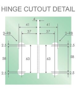 Della Francesca 100x100cm Nickel Corner Shower Screen - Image 12