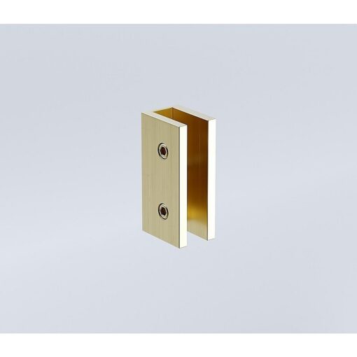 Della Francesca 110cm Corner Shower Screen Gold – image 5