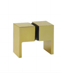 Della Francesca 110x110cm Corner Shower Screen Gold - Image 12