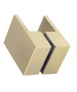 Della Francesca 110x110cm Corner Shower Screen Gold - Image 14