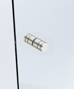 Della Francesca 120cm Nickel Corner Shower Screen - Image 16