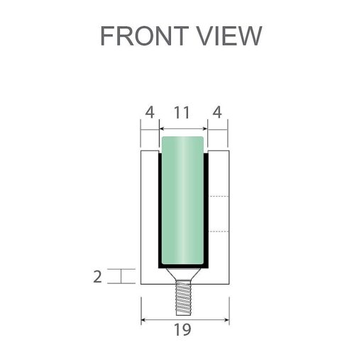 Della Francesca Corner Shower Screen with Gold U-Brackets – image 9