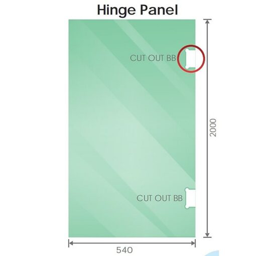 Della Francesca Double Door Corner Shower Screen – image 7