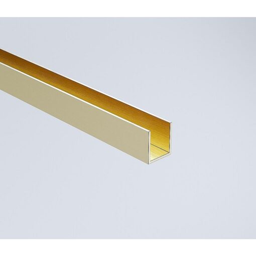 Della Francesca Gold Corner Shower Screen with Brass Hinges – image 9
