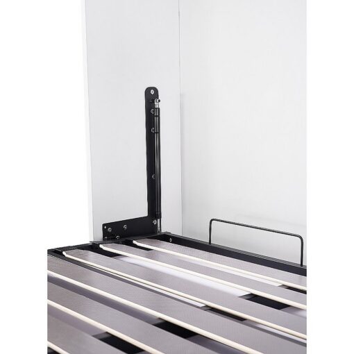 Palermo Double Wall Bed, White Gloss Cabinet – image 8