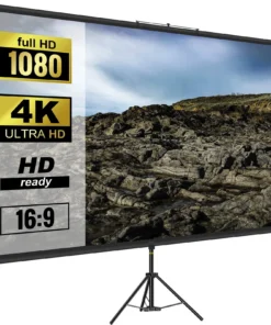 The Fine Store 100in 4K Tripod Projector Screen - Image 5