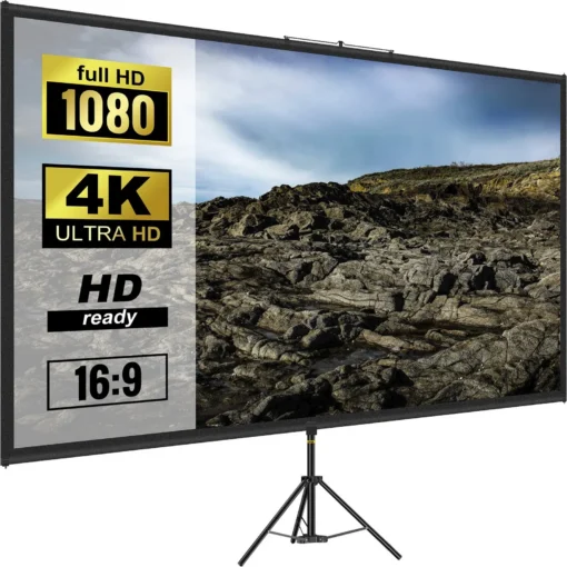 The Fine Store 100in 4K Tripod Projector Screen – image 5