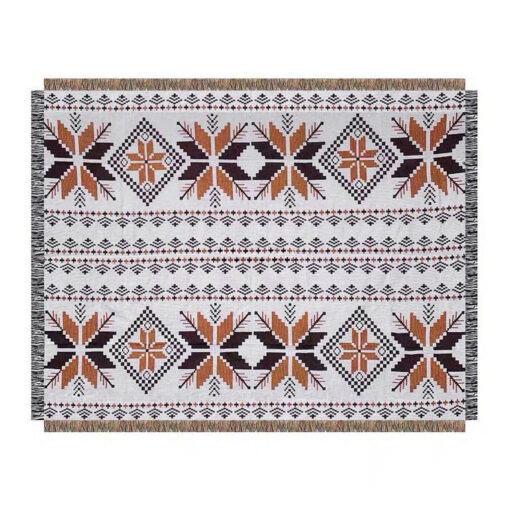 V888-ELOSUNG10317-206522-00.jpg Elosung Bohemian Picnic Blanket Set, Moisture-Proof – image 1