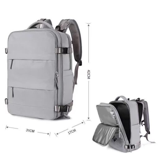 V888-ELOSUNG10945-205998-00.jpg Elosung Travel Backpack with Shoe Storage – image 1