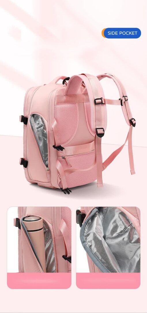 Elosung Travel Backpack with Shoe Storage – image 4