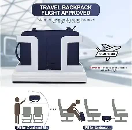 Elosung Water-Resistant Laptop Backpack with USB Port – image 3