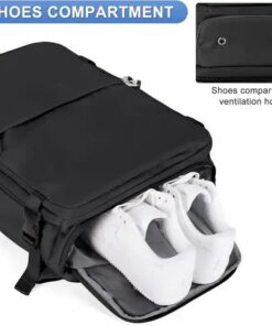 Elosung Water-Resistant Laptop Backpack with USB Port - Image 4