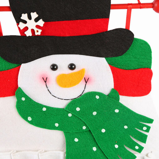 Elosung Snowman Advent Calendar with 24 Pockets – image 2