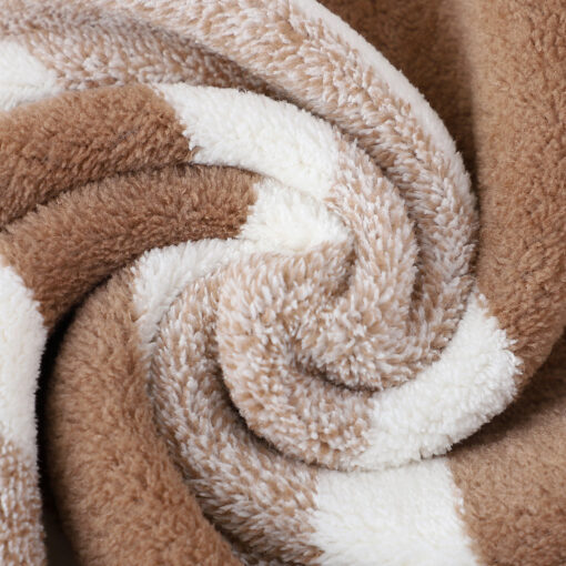 Elosung Cotton Striped Towel Set, 6 Piece Green – image 3