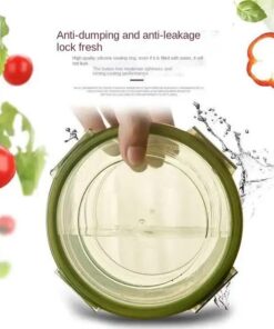Elosung Purple Food Storage Set with Airtight Lids - Image 3
