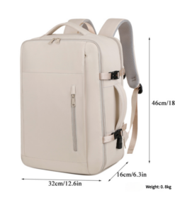 Elosung Expandable Laptop Backpack with USB Port - Image 3