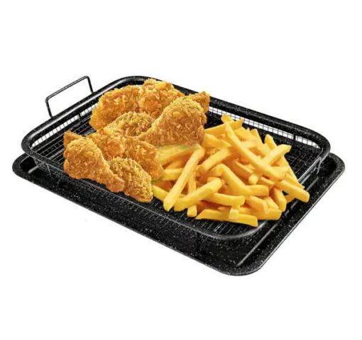 Elosung Gold Non-Stick BBQ Grill Basket – image 3