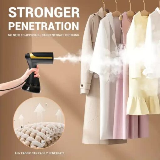 Elosung Handheld Garment Steamer, Compact Travel Design – image 2