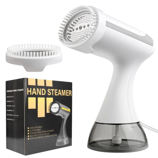 V888-ELOSUNG12175-210676-00.jpg Elosung Portable Handheld Garment Steamer, White – image 1