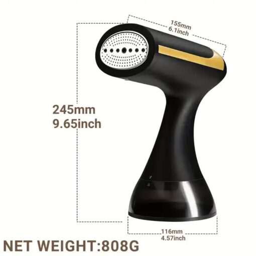 Elosung Portable Handheld Garment Steamer, White – image 3