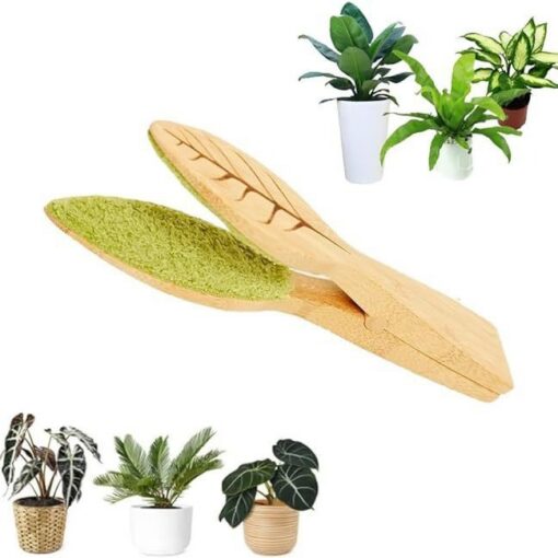 Elosung Leaf Cleaning Brush with Microfibre Pads – image 1