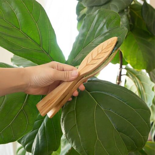 Elosung Leaf Cleaning Brush with Microfibre Pads – image 4