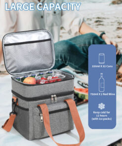 Elosung Leakproof Insulated Lunch Bag - Image 4