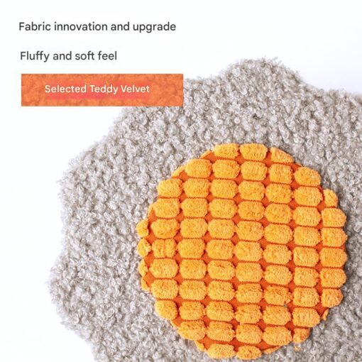 Elosung Cat Scratching Post with Flower Design – image 3