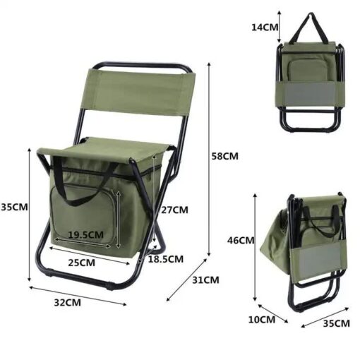 Elosung 3-in-1 Camping Chair with 10L Cooler – image 3