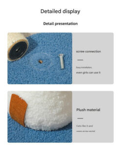 Elosung Mushroom Cat Scratching Post with Anti-Slip Base - Image 3