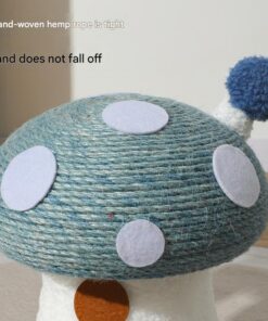 Elosung Mushroom Cat Scratching Post with Anti-Slip Base - Image 4