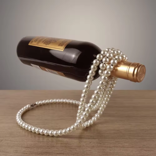 Elosung Floating Pearl Wine Bottle Holder – image 1