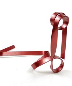 Elosung Red Ribbon Steel Wine Bottle Holder - Image 3
