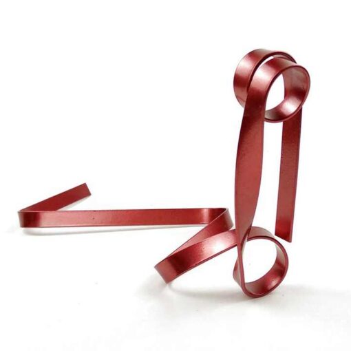 Elosung Red Ribbon Steel Wine Bottle Holder – image 3