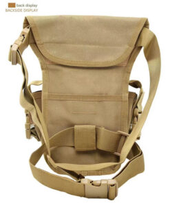Elosung Black Tactical Leg Bag, 900D Oxford - Image 4