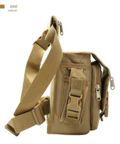 Elosung Black Tactical Leg Bag, 900D Oxford - Image 5