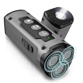 Elosung Ultrasonic Dog Repeller with 100m Torch – image 1