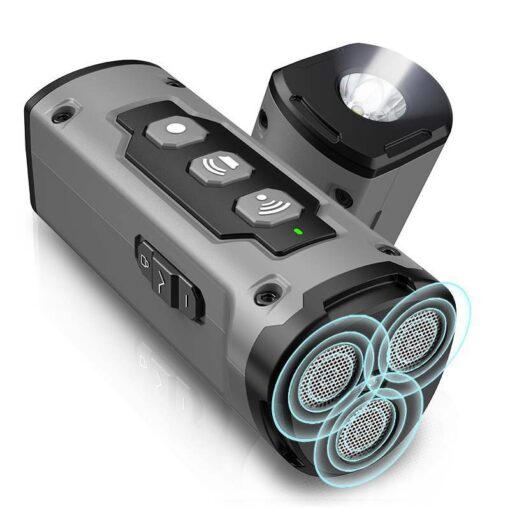 Elosung Ultrasonic Dog Repeller with 100m Torch – image 1