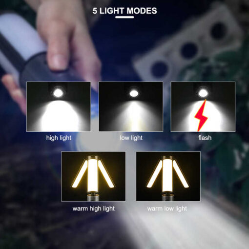 Elosung Telescopic Camping Lantern with USB-C – image 4