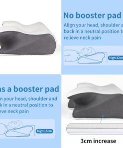 Elosung Contour Memory Foam Pillow 61cm - Image 3