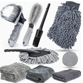 Elosung 9-Piece Car Wash Kit with Wheel Brushes – image 1