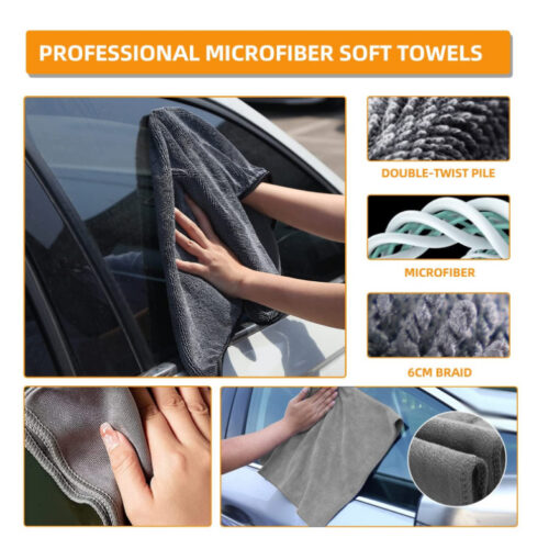 Elosung 9-Piece Car Wash Kit with Wheel Brushes – image 5