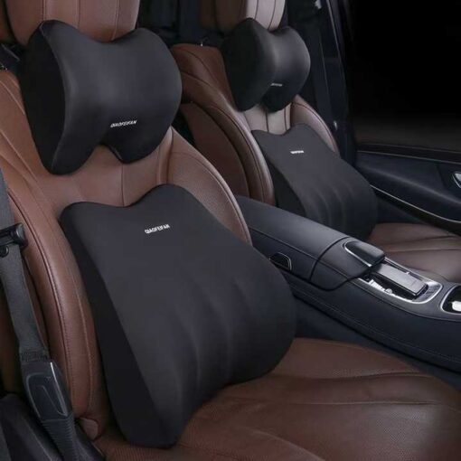 V888-ELOSUNG17197-215357-01.jpg Elosung Black Memory Foam Car Seat Support Set – image 1