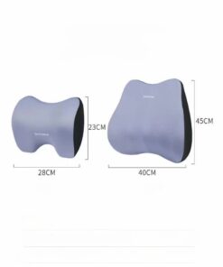 Elosung Black Memory Foam Car Seat Support Set - Image 4